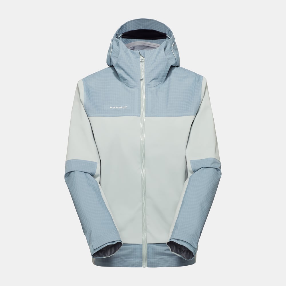 Ducan Guide HS Hooded Jacket Women in silver sage-nebla, Hardshell Jackets - main product image