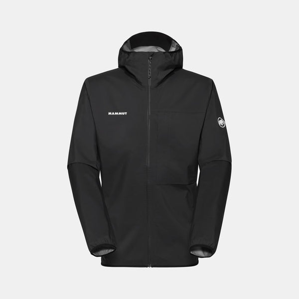 Ducan Light HS Hooded Jacket Men in black, Hardshell Jackets - main product image