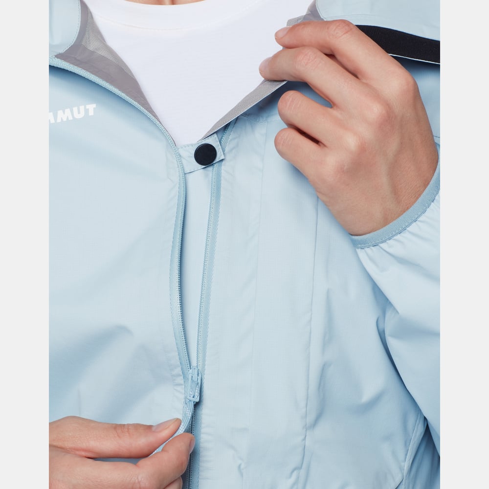 Ducan Light HS Hooded Jacket Women in nebla - detail view 6