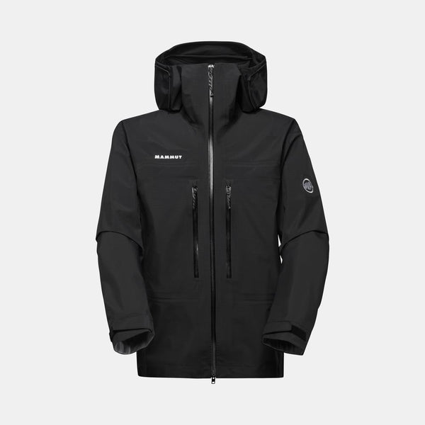Taiss HS Hooded Jacket Men in black, Hardshell Jackets - main product image
