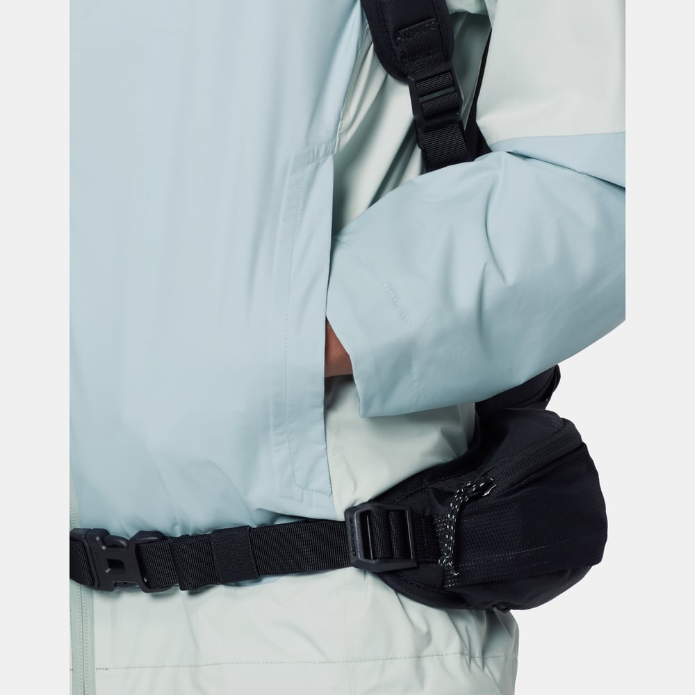 Ducan HS Hooded Jacket Women in silver sage-nebla - detail view 6