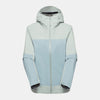 Ducan HS Hooded Jacket Women in silver sage-nebla, Hardshell Jackets - main product image