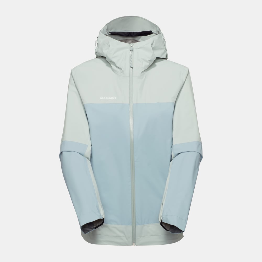 Ducan HS Hooded Jacket Women in silver sage-nebla, Hardshell Jackets - main product image