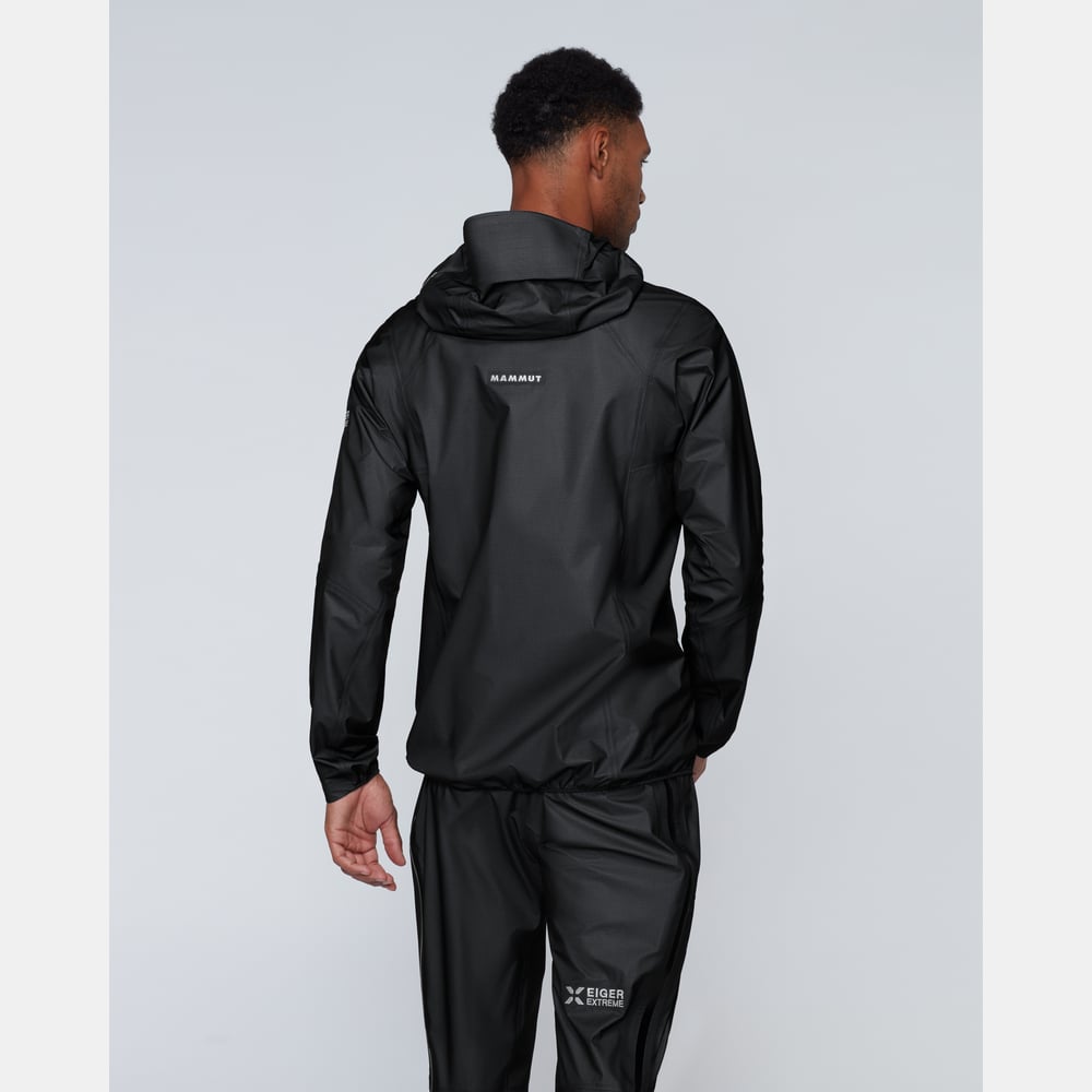 Eiger Nordwand Light HS Hooded Jacket Men in black - detail view 2