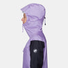 Taiss Light HS Hooded Jacket Women in lavandin-black - detail view 7
