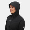 GRANITE SO Hooded Jacket Women in black - detail view 7