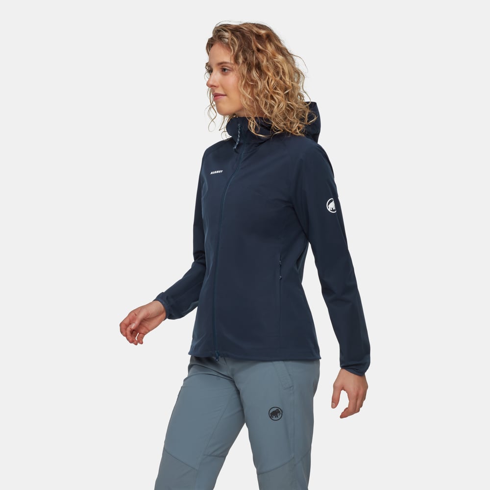 GRANITE SO Hooded Jacket Women in marine - detail view 3