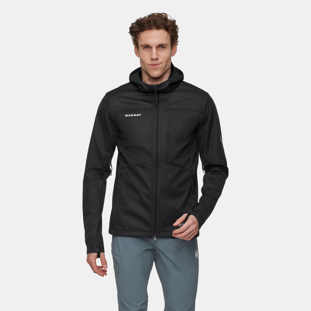 Ultimate VIII SO Hooded Jacket Men in black - detail view 1
