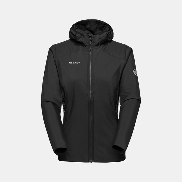 Rime Light IN Hybrid Hooded Jacket Women in black, Fiber Fill Hybrid Jackets - main product image
