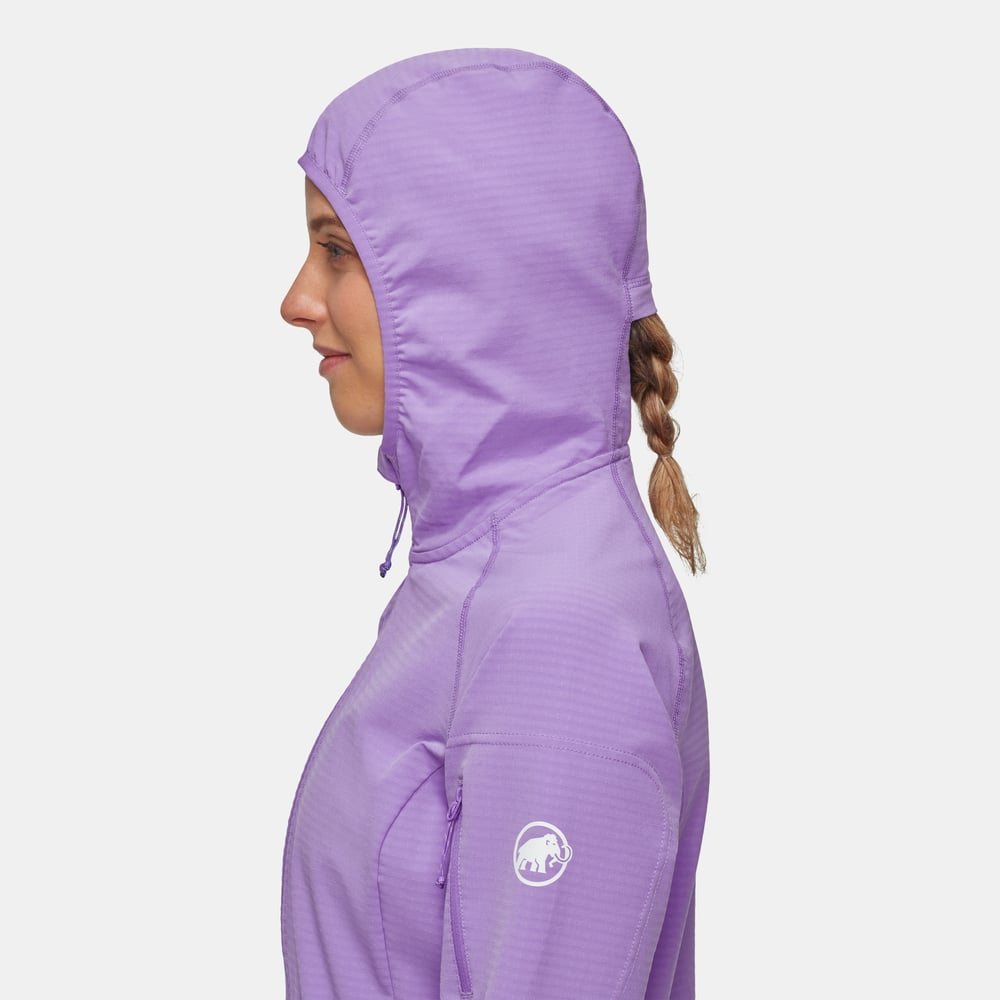 Madris Light ML Hooded Jacket Women in lavandin - detail view 4