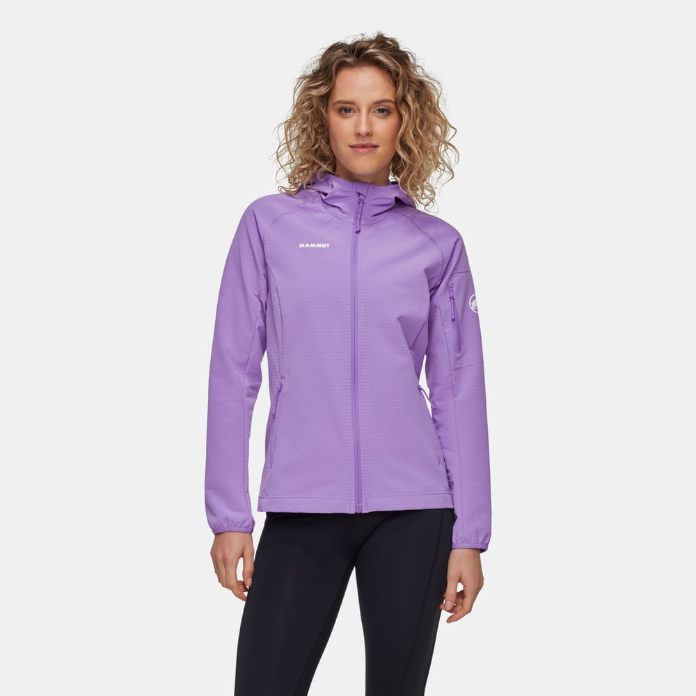 Madris Light ML Hooded Jacket Women in lavandin - detail view 1