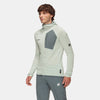 Aenergy Light ML Hooded Jacket Men in silver sage-strata - detail view 3