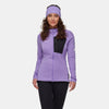 Aenergy Light ML Hooded Jacket Women in lavandin-black - detail view 1