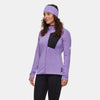Aenergy Light ML Hooded Jacket Women in lavandin-black - detail view 3