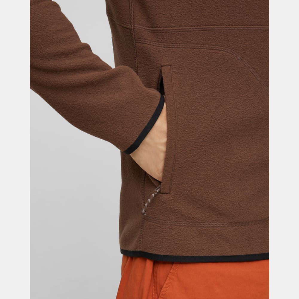 Tamaro ML Hooded Jacket Men in soil-black - detail view 5