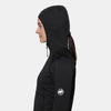 Taiss ML Hooded Jacket Women in black - detail view 4