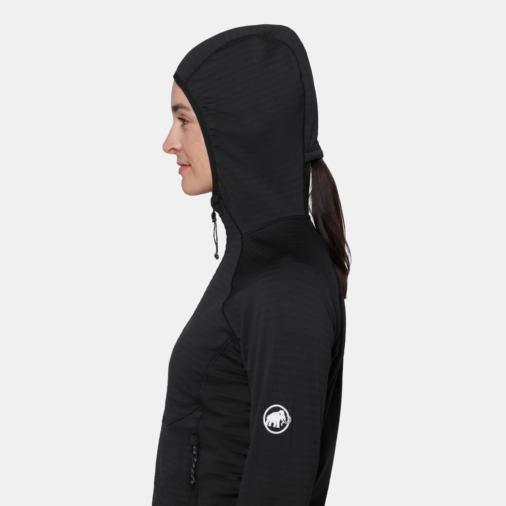 Taiss ML Hooded Jacket Women in black - detail view 4