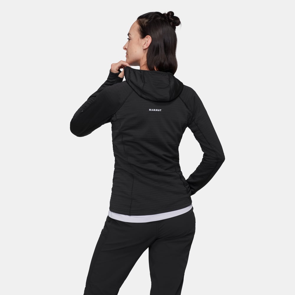 Taiss ML Hooded Jacket Women in black - detail view 2