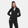 Taiss ML Hooded Jacket Women in black - detail view 1