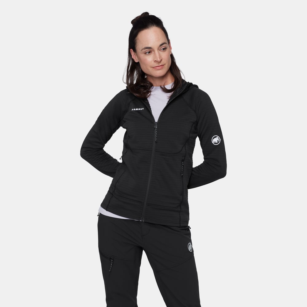 Taiss ML Hooded Jacket Women in black - detail view 1