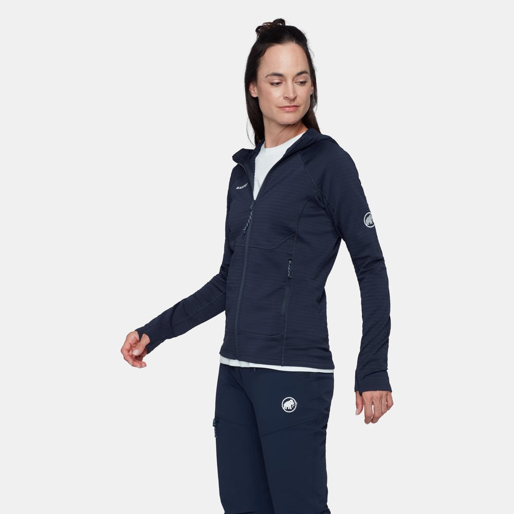 Taiss ML Hooded Jacket Women in marine - detail view 3