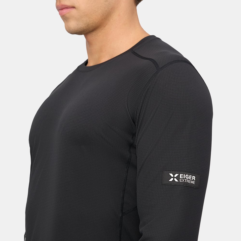 Eiger Nordwand FL Longsleeve Men in black - detail view 5