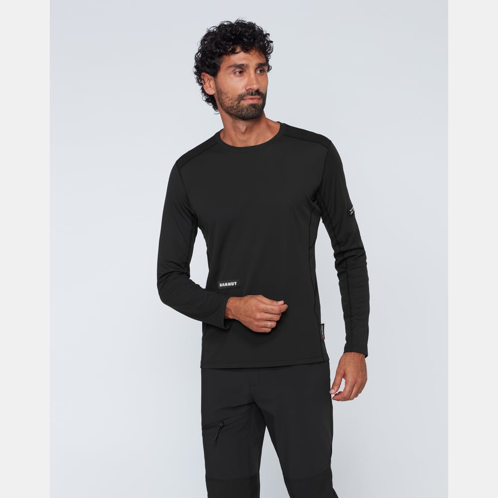 Eiger Nordwand FL Longsleeve Men in black - detail view 1