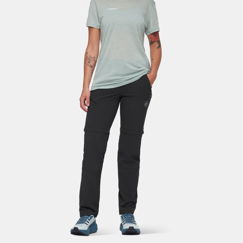 Runbold IV Zip Off Pants Women in black - detail view 1