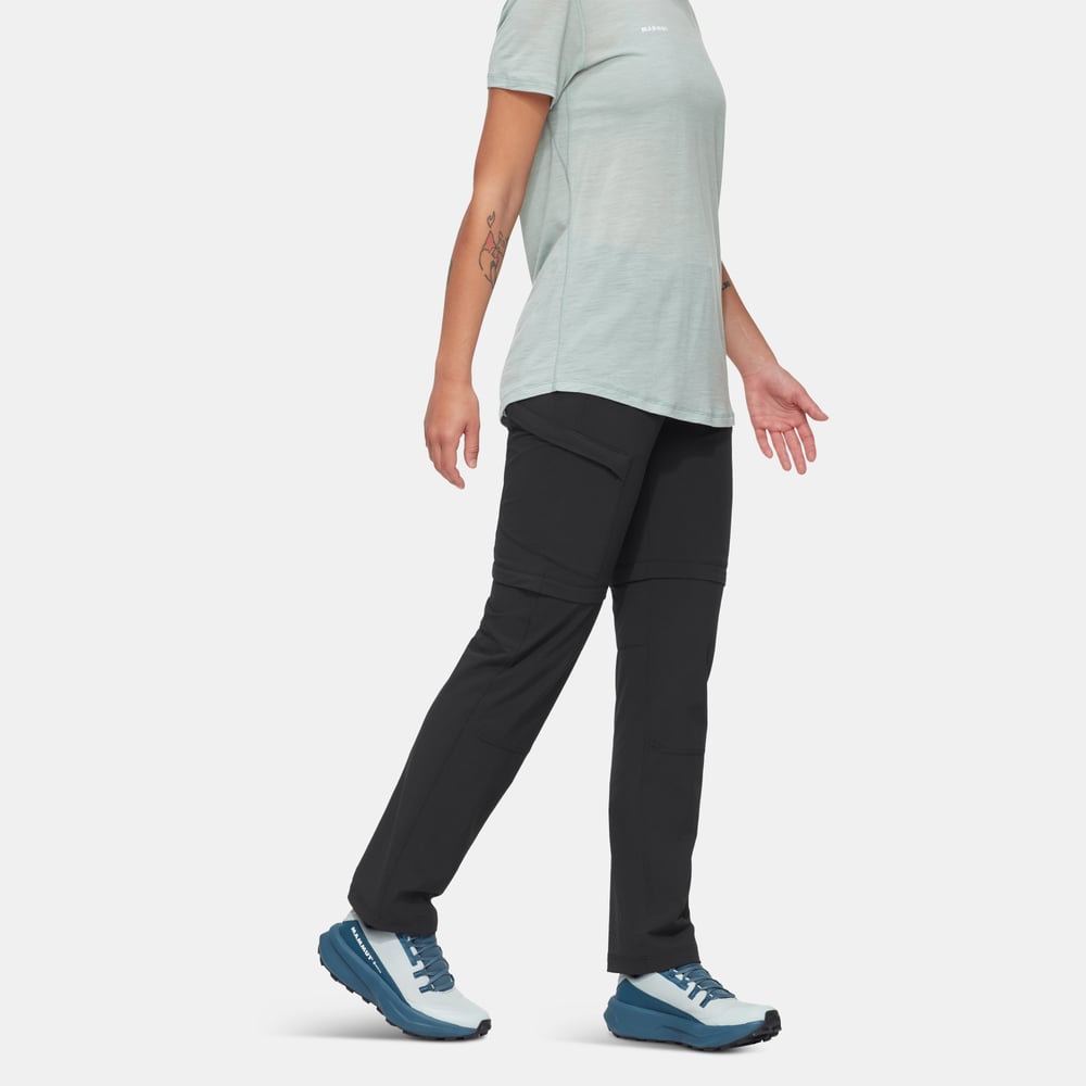 Runbold IV Zip Off Pants Women in black - detail view 3
